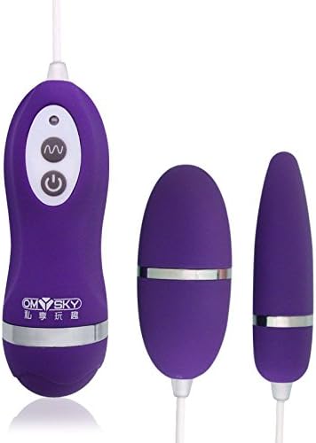 NEEAI 10 Function Vibration Double Bullets Mini Vibrating Eggs Wire Control Waterproof