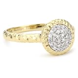Phillips Frankel Affair Stackable Hammered Shiny Ri