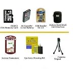 Accessory Kit For The Samsung DualView TL225 TL220 TL90 Digital Camera Includes 8GB Micro SD Memory, Card Reader, SLB-07A Battery, Hard Shell Case + Grripster Mini Tripod + More