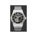 Harley Davidson Bulova Men's Watch--NEW for 2009. Black patterned dial. Automatic with movement exhibition window. Stainless steel case and bracelet. Luminous hands. Water resistant to 50 meters, 165 feet. 76A127