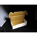BCW 800 Count- Corrugated Cardboard Storage Box - Baseball, Football, Basketball, Hockey, Nascar, Sportscards, Gaming & Trading Cards Collecting Supplies