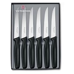 Victorinox 5.1123.6 Steakmesser-Geschenkset, schwarz