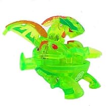 Bakugan New Vestroia Bakuneon LOOSE Single Figure Ventus Green Translucent PERCIVAL