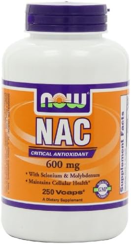 NOW Foods Nac-Acetyl Cysteine 600mg, (Vcaps)