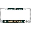 Oakland Athletics MLB Chrome License Plate Frame
