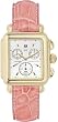 NEW MICHELE DECO GOLD TONE WATCH MWW06A000203