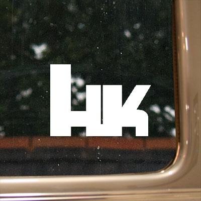 Hk Heckler And Koch Vinyl Wall Decor Home Decor White Car Helmet Window Wall Art Auto Decoration Laptop Car Bike Die Cut Art Decal Adhesive Vinyl Macbook Notebook