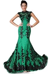 Full Length Sleeveless Lace 2014 Evening Dress 