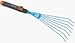 Tools & Hardware : Melnor/Gardena 33530-5 Combisystem Wire Hand Rake