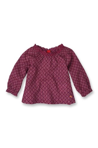 ESPRIT Baby - M&auml;dchen Bluse, All over Druck A20531, Gr. 80, Pink (542 grenadine) Preisvergleich