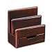 Rolodex 23333 An Elegant Warm Metropolitan Look. Desktop Sorter with Drawer, Mahogany