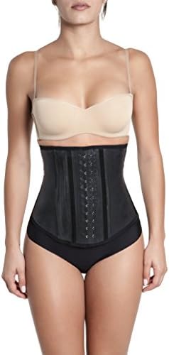 Glorious Shape Classic Latex Waist Cincher (36, BLACK)