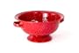 Red Graniteware Colander
