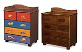 Room Magic Chocolate 5 Drawer Chest, Boys Like Trucks