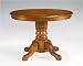 Pedestal Dining Tables | 30 Dining Tables - Pedestal Dining Table - Oak - (Cottage Oak) (30" H x 42" W x 42" D)