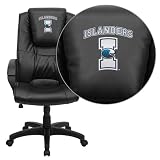 Flash Furniture Texas A&M University - Corpus Christi Islanders Embroidered Black Leather Executive Office Chair