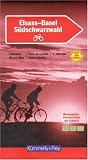Carte routière et touristique : Alsace - Bâle - Forêt noire (cyclo tourisme)