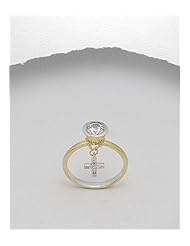 Cross CZ Ring In 92.5 Sterling Silver