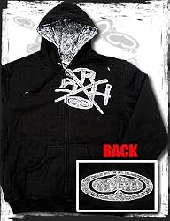 SRH Clothing Mens PIN BOX Zip Up Hoodie