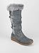 Suede Fur Trim Boot