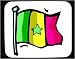Decorated Mouse Pad with International, Senegal, 