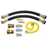 Buy Brasscraft - Gas Connectors PSC1098 L Gas Water Heater Installation Kit by BrassCraft
