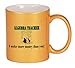 ALGEBRA TEACHER I make more money than you! Coffee Mug Metallic Gold 11 oz