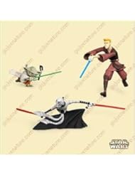 Home: 2006 Hallmark Keepsake Star Wars Asajj Ventress, Anakin Skywalker, and Yoda Ornament - Hallmark