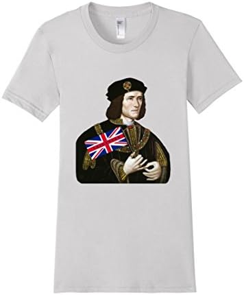 Women's King Richard III love Leicester - Union Jack flag - football Small Silver