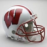 Wisconsin Badgers Authentic Full Size Pro Line Riddell Unsigned Helmet - College Tumblers