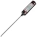 Besiva Digital Cooking Thermometers with Instant Read, Long Probe, LCD Screen, Anti-Corrosion for Food, Meat, Grill, BBQ, Milk and Water(Black)