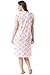 Casual Nights Women's Floral V-Neck Short Sleeve Nightgown