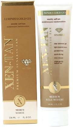 Xen Tan Luminous Gold Gel Medium 8 Oz (236 Ml)