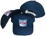 New York Rangers Blue Plastic Snapback Adjustable Plastic Snap Back Hat / Cap