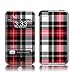Red Plaid Design Apple iPod Touch 1G (1st Gen) Protector Skin Decal Sticker