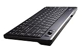 Perixx PERIBOARD-505H PLUS, Wired Trackball Keyboard With USB Port - Mini 12.40x5.79x0.83