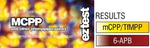 EZ Test for MCPP and Phenylpiperazines, Presumptive Drug ID Test Kit