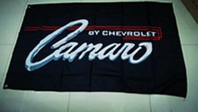 camaro black flag camaro banner Chevrolet camaro banner Chevrolet camaro flag camaro car banner--polyster flags,Brass Grommets ,Anti-UV,Digital Printing--car flags 3 X 5 Ft