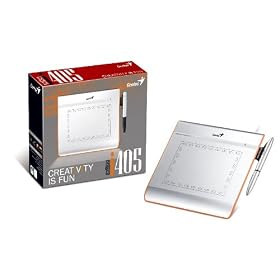Genius EasyPen i405 Graphics Tablet (Silver)
