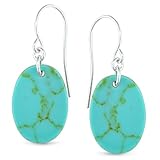 Turquoise Earrings in Silver