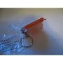 Flat Out Tangerine Keychain