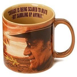 John Wayne Courage 20 Oz Coffee Mug by Vandor