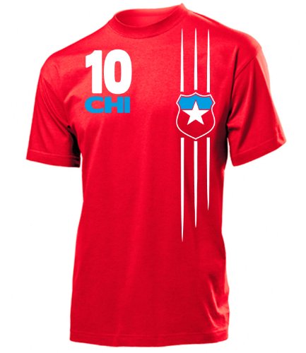 CHILE FUSSBALL WM 2014 FANSHIRT 4303(H-R) Gr. XXL
