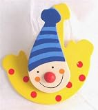 Magnetic wooden note clip - Clown