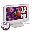 Toshiba 19LV611U 19-Inch 720p LCD TV with Built in DVD Player, White