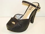 Tyler by RICHARD TYLER Woody Womens Sandals Heels, Black