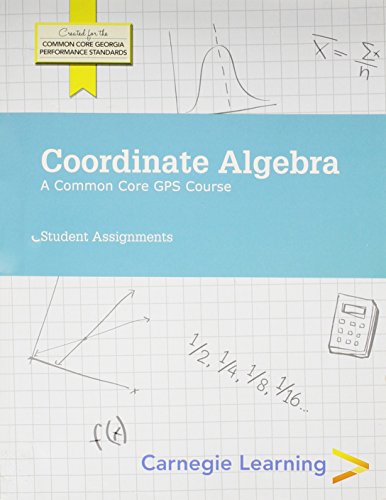 coordinate algebra a common core gps course student assessments  created for the common core georgia performance