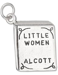 Sterling Silver Antiqued "Little Women" Book Charm