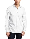 Kenneth Cole Mens Dressy Stripe Shirt