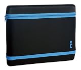 Icon-EGSLV01-BLU Edge Series Molded Neoprene Notebook Sleeve (Black/Blue)